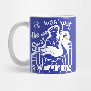 It was just the one swan actually Mug